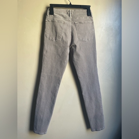 FRAME Le High Skinny plaid gingham jeans size 27 - Picture 7 of 11